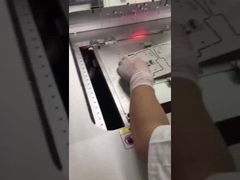 Separado de corte de fondo PCB depaneling máquina de enrutador