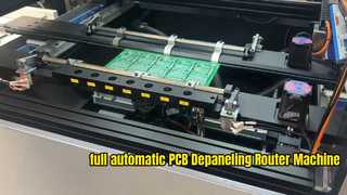 Máquina automática completa del enrutador del PWB Depaneling de PCBA con la colección automática de la bandeja