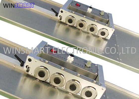 PCB Depanel de corte en V de aluminio automático de 1200 mm con cuchillas circulares de 56 mm