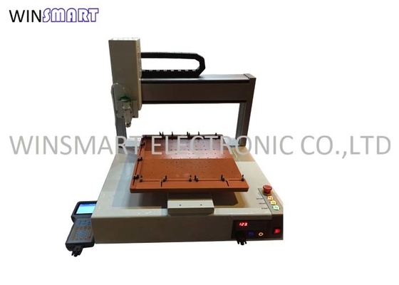 Máquina de distribución de pegamento rojo SMD robótico de 3 ejes 400x400mm Mesa