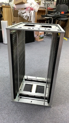 Repositorio de revistas SMT de metal ajustable para el transporte de PCB para producción SMT