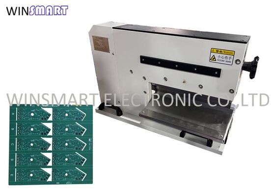 comprar Menos de 300u de deformación de aluminio LED cortador de PCB de 400 mm de hoja lineal PCB Depanelizer online manufacture