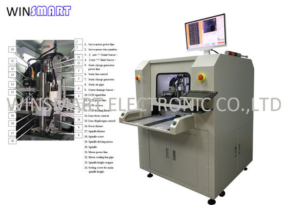 PWB del router del CNC que muele 1.8KW, fresadora del PWB del aspirador 380V