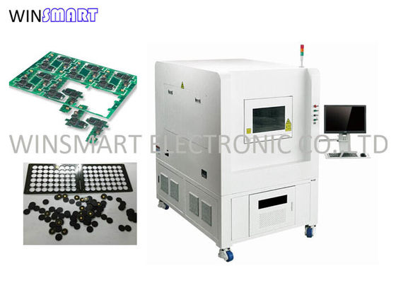 cortadora del laser del PWB 2500mm/s, ningún equipo del PWB Depaneling de la tensión que corta