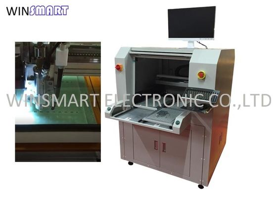 Máquina de enrutador de PCB de eje semi-automático de 60000 rpm con aspiradora de 3 HP
