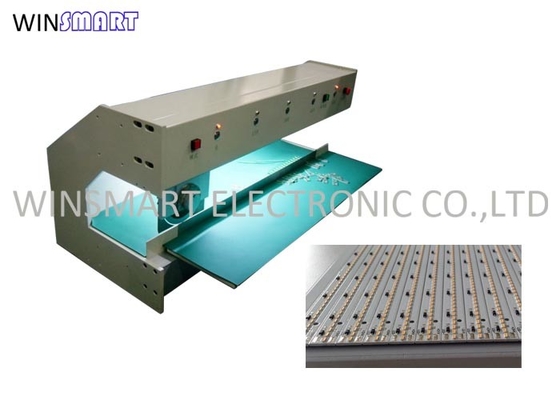 Corte de aluminio 400m m del cortador MCPCB del PWB V de Singulation
