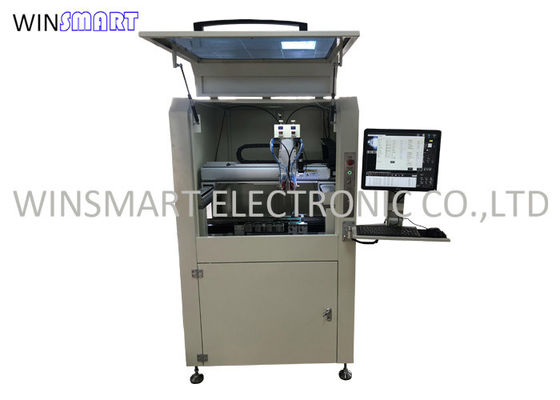 Un buen precio. Máquina de recubrimiento conforme de distribución de pegamento SMT totalmente automática para PCB de 450x450 mm en línea