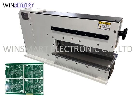 Despaneladora de PCB de aluminio con longitud de corte de 400 mm para singulación de PCBA de 2 mm