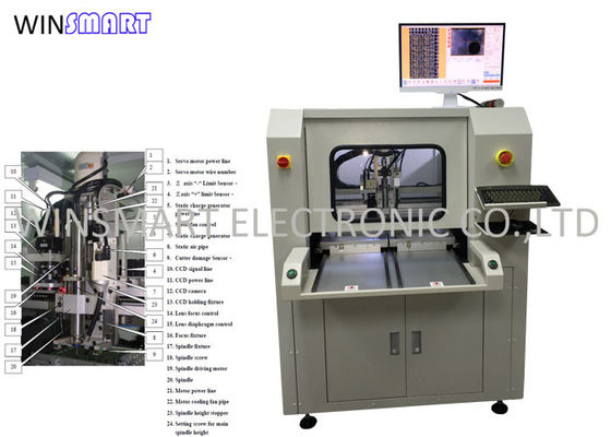Un buen precio. Máquina del separador del PWB del eje 60000RPM, máquina semi automática del PWB Depaneling en línea