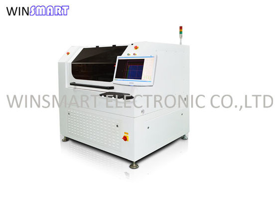 Un buen precio. Máquina verde del PWB Depaneling del laser del CO2, cortadora ULTRAVIOLETA ultravioleta del laser en línea