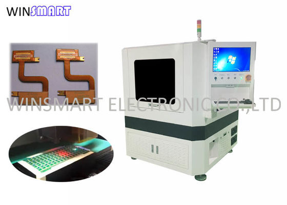 Un buen precio. Precisión de posicionamiento de 2 μM 400x400 mm Sistema de corte láser de PCB visual CCD en línea