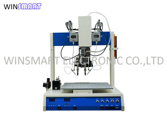 Un buen precio. Máquina que suelda robótica 4 AXIS del PWB de 2 cabezas con 1 tabla en línea